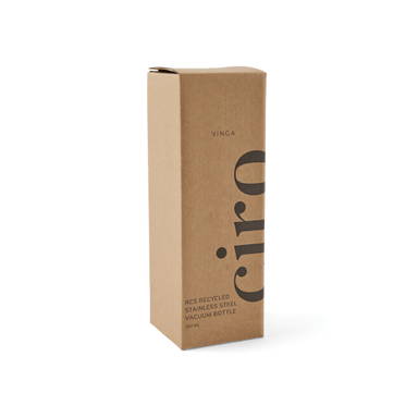 VINGA Ciro RCS gerecycled RVS vacuümfles 300ML