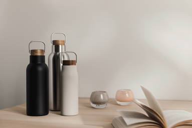 VINGA Ciro RCS gerecycled RVS vacuümfles 300ML
