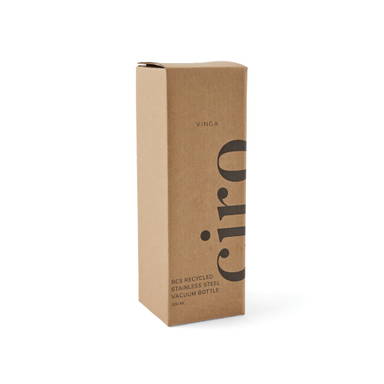 VINGA Ciro RCS gerecycled RVS vacuümfles 300ML