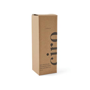 VINGA Ciro RCS gerecycled RVS vacuümfles 300ML