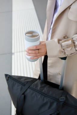 VINGA Erie RCS recycled RVS push mug 350 ML