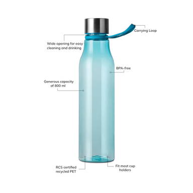 VINGA Lean RCS RPET waterfles 800 ml