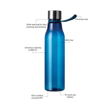 VINGA Lean RCS RPET waterfles 800 ml