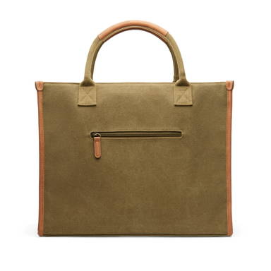 VINGA Bosler RCS recycled canvas office draagtas