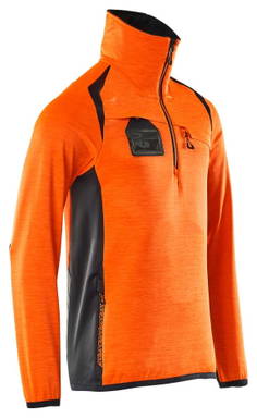 Mascot Accelerate safe Fleecetrui met korte rits 19303