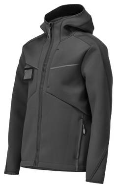 Mascot Customized Softshell jas met capuchon 22086