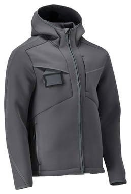 Mascot Customized Softshell jas met capuchon 22086