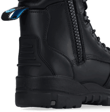 Bata Helix Longreach Black zip S3 werkschoen