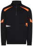 Zwart/fluo-oranje