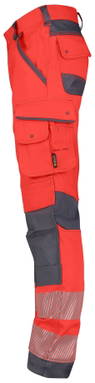Dassy Hivis Full Flex Aruba Stretch hogezichtbaarheidsbroek met kniezakken 201063