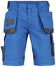 Azuurblauw/antracietgrijs