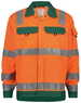 Fluo-oranje/flessengroen