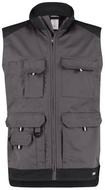 Dassy Classic Faro Tweekleurige mouwloze werkvest 350077