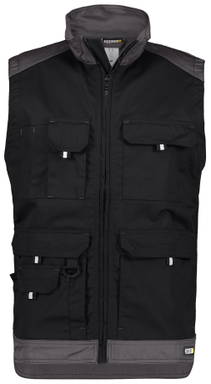 Dassy Classic Faro Tweekleurige mouwloze werkvest 350077