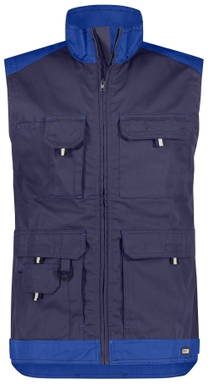 Dassy Classic Faro Tweekleurige mouwloze werkvest 350077