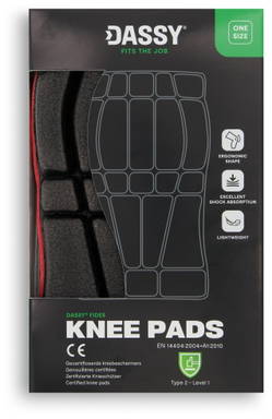 Dassy Accessories Fides Gecertificeerde kniebeschermers (Type 2, level 1) 25466
