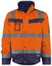 Oranje/marineblauw