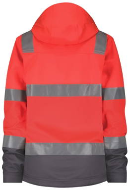 Dassy Hivis Malaga Women Hogezichtbaarheidssoftshelljas 300466