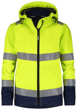 Dassy Hivis Malaga Women Hogezichtbaarheidssoftshelljas 300466