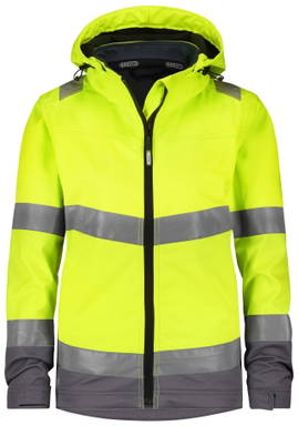 Dassy Hivis Malaga Women Hogezichtbaarheidssoftshelljas 300466