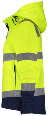 Dassy Hivis Malaga Women Hogezichtbaarheidssoftshelljas 300466