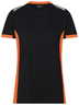 Zwart/fluo-oranje