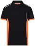 Zwart/fluo-oranje