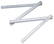 Plastic promotional folding ruler - White