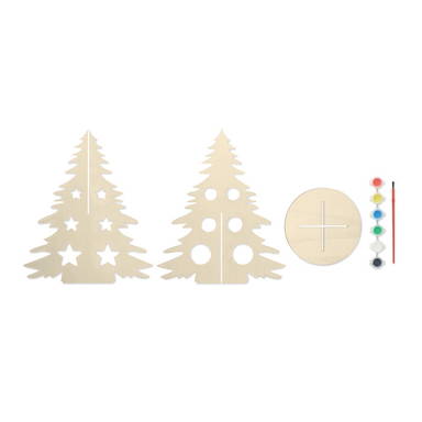 TREE AND PAINT DIY houten kerstboom