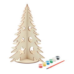 ARBRE ET PEINTURE DIY sapin en bois