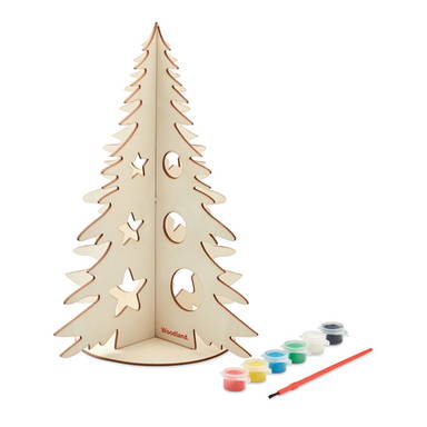 TREE AND PAINT DIY houten kerstboom