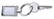 HARROBS Luxe metalen sleutelhanger