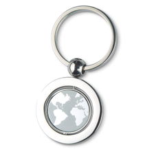 GLOBY Metalen sleutelhanger