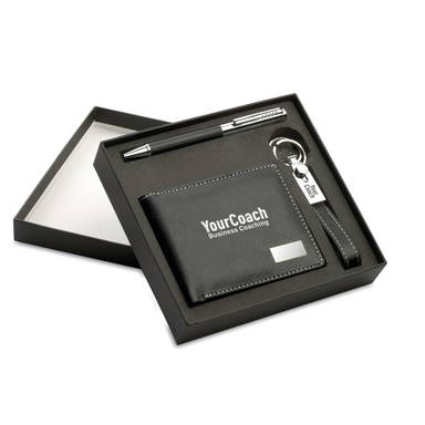 ELEGANCI 3-Delige PU cadeauset