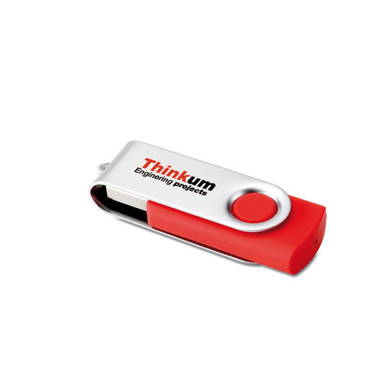 Twister USB stick 4 GB - Rood