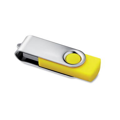 Twister USB stick 4 GB - Geel