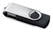 Twister USB stick 4 GB - Zwart
