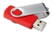 Twister USB stick 8 GB - Rood