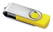 Twister USB stick 16 GB - Geel