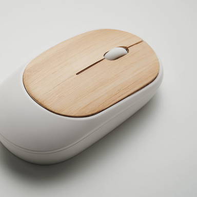 CURVY BAM Bamboe draadloze muis