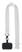 Lanyard telefoonhouder | 20 mm - Wit