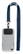 Lanyard telefoonhouder | 20 mm - Blauw