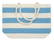 HEAVEN STRIPE Katoenen strandtas 220 gr/m²