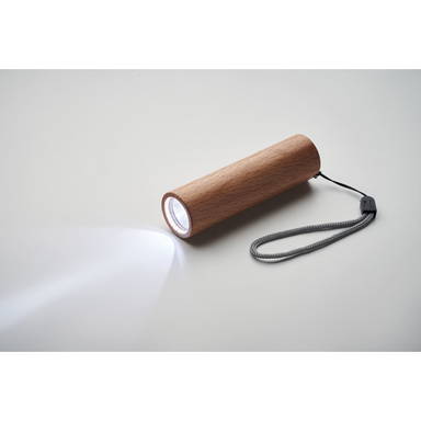 LITE Oplaadbare zaklamp beukenhout