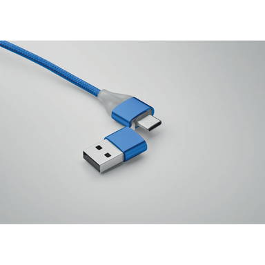 BLUE 4 in 1 oplaadkabel type C