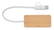 HUBBAM Bamboe USB hub 3 poorten