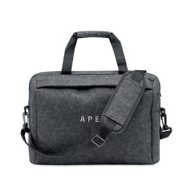 PLANA 15 inch RPET vilten laptoptas