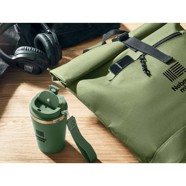 IREA 600D polyester rolltop rugzak
