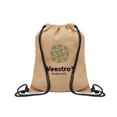 FUKURO Jute rugzakje met koord