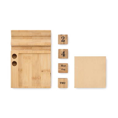 BOOTOP Bamboe bureaukalender
